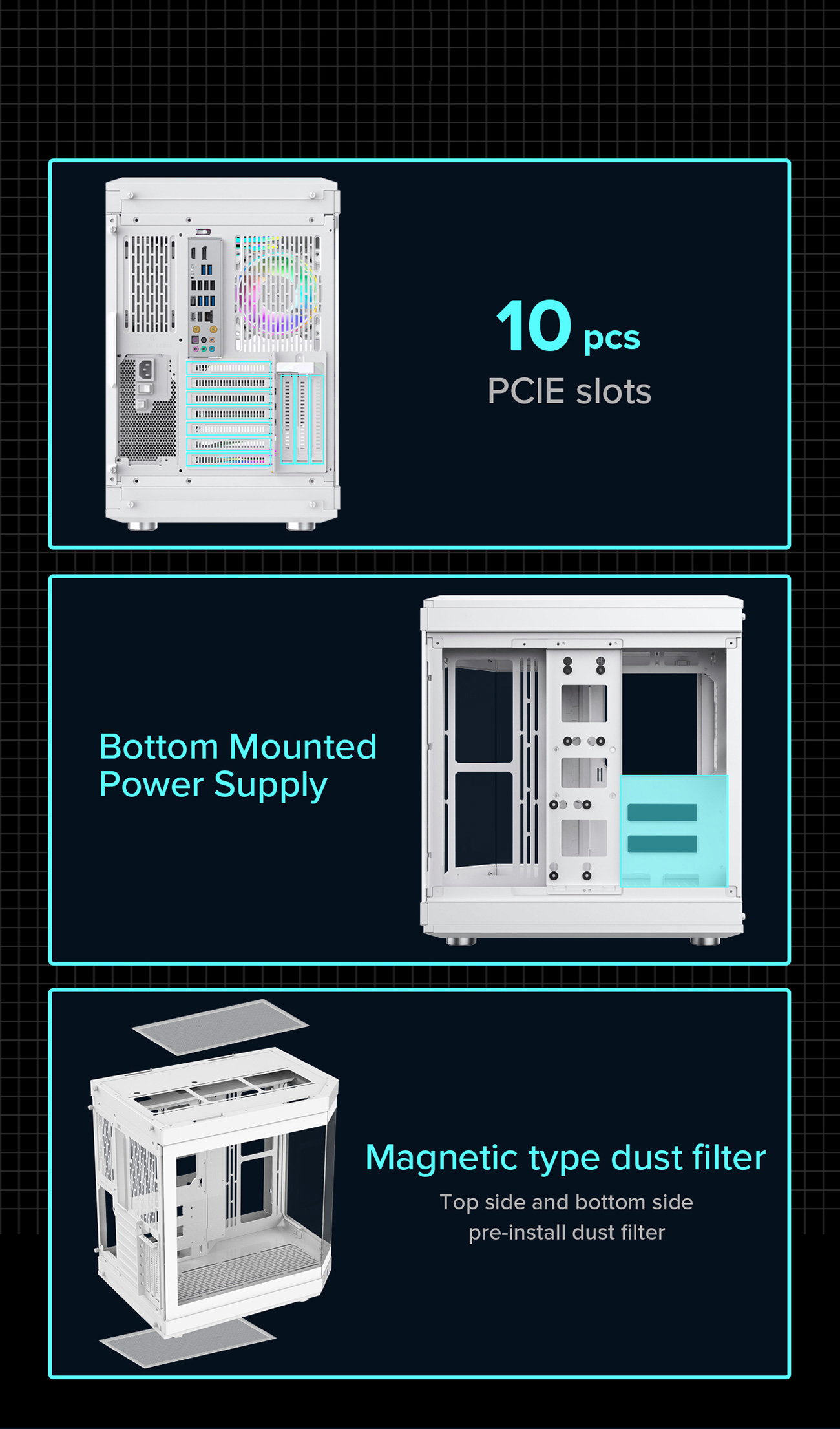 GAMEMAX HYPE Premium ATX Mid-Tower PC case